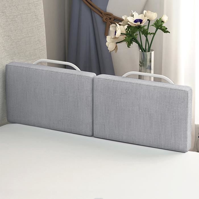 Barrière De Lit Pliable 200 Cm Gris - Protection Anti-Chute Pour Enfants 18 Mois à 5 Ans, Portable Et Réglable