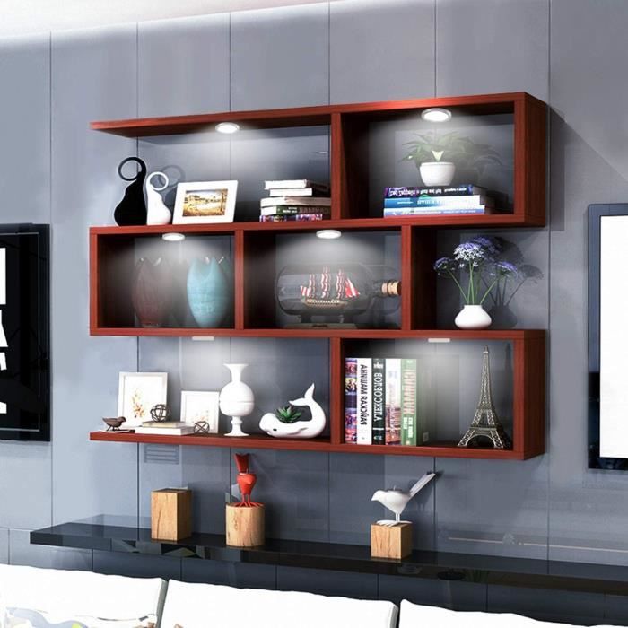 Nornward Lampe De Placard Led 4Er Éclairage Sous Meuble Lumière Armoire Vitrine Spot Encastrable