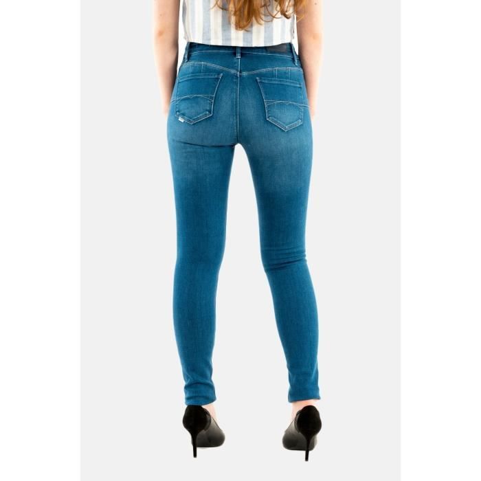Jeans salsa destiny skinny lava 8503 T28 Bleu Cdiscount Pr t