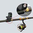 5 pièces alarme de pêche haute sensibilité sensible de canne à alimentée par batterie pour clip sur la nuit de  PACK MATERIEL-3