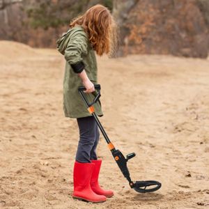 Pelle Détecteur De Métaux Plage Avec Manche Long Antidérapant - Acier Inoxydable - Creusement Et Tamisage