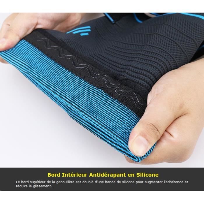 Bande Bandage Genou Strapping élastique à scratch - Attelle Genouillère de  protection compression et maintien - Elastrap - Cdiscount Sport