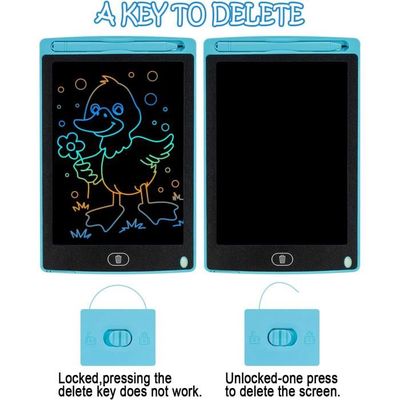 Tablette D'Écriture LCD, Tableau Graffiti Coloré Pour Tout-Petits De 8,5 Pouces, Tableau De Dessin Dessin Pour Enfants, Tableau De Dessin Numérique Éducatif, Jouet Exquis Cadeau Pour Enfants