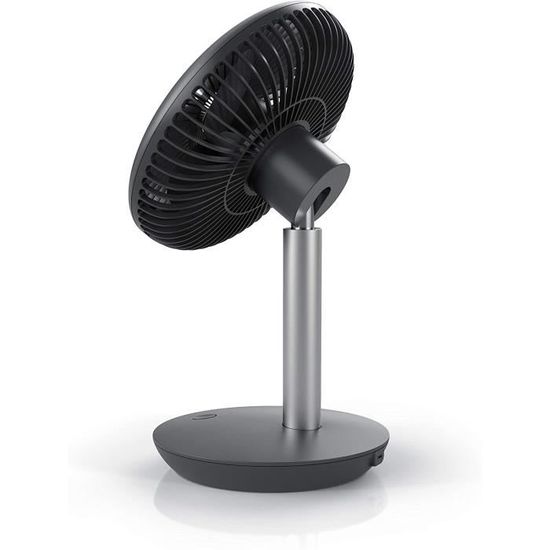 CSL Ventilateur de Bureau USB réglable avec Niveaux de Vitesse Petit et Silencieux Idéal pour Le Bureau 