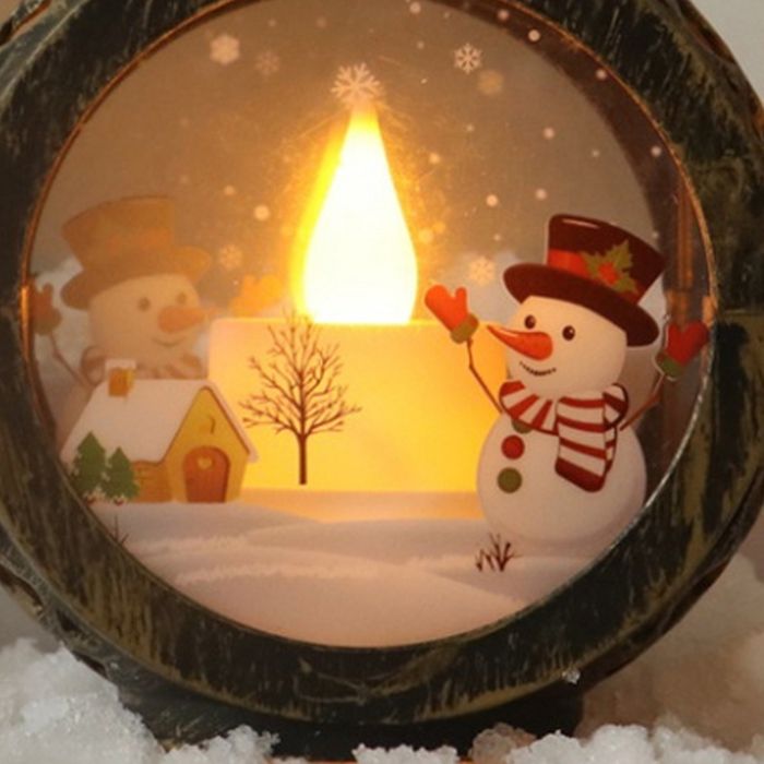 Boule à Neige De Noël Lumineuse LED – Effet Chute De Neige Dynamique – Multicolore – Décoration Fête Et Maison