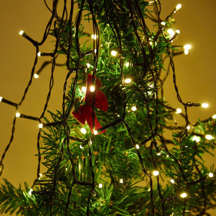 Guirlande LED Sapin De Noël 480 LEDs - 3m Avec 16 Branches, étanche IP65, Télécommande, 8 Modes, Pour Intérieur/extérieur - 9