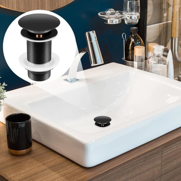 Bonde Pop-Up-fonction clic-clac pour lavabos et vasques sans trop-plein