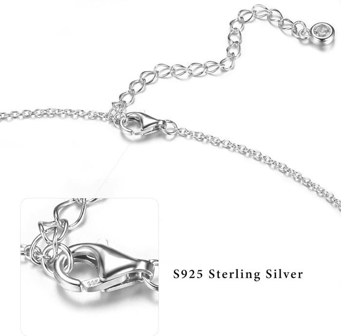 Pendentif Petit Coeur Avec Chaîne 40cm En Argent Massif 925 - Neuf Avec Boîte