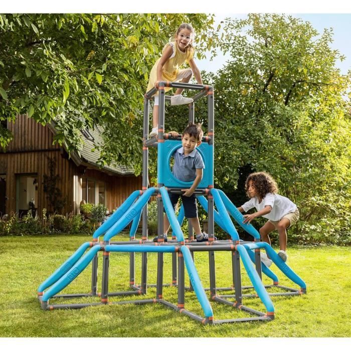 Big Kraxxl Le Géant – Structure D'escalade Enfant, Plastique Soufflé Anti-UV, Système 2 Clics, Multiples Combinaisons – Dès 3 Ans