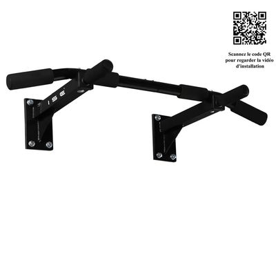 GORILLA SPORTS Barre De Traction Murale 4en1 - Charge 300 Kg, Dips, Pull-up, Musculation - Idéale Pour Salle De Sport Maison