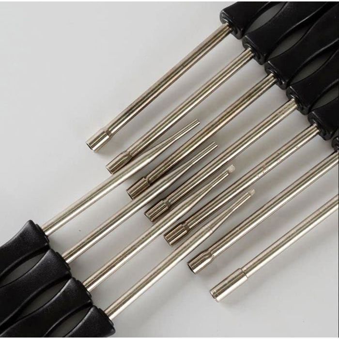 KIT DE 10 OUTILS RÉGLAGE CARBURATEUR - Pour Moteurs 2 Temps, Tondeuses, Tronçonneuses