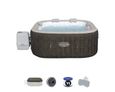 Spa gonflable carré Lay-Z-Spa Cabo Hydrojet - BESTWAY - 180 x 180 x 71 cm - 140 Airjet™ - 4 Hydrojet™-0