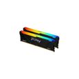 Mémoire RAM - KINGSTON - FURY Beast - RGB - 32 Go (2 x 16 Go) - DDR4 - 3200 MHz CL16 - (KF432C16BB2AK2/32)-0