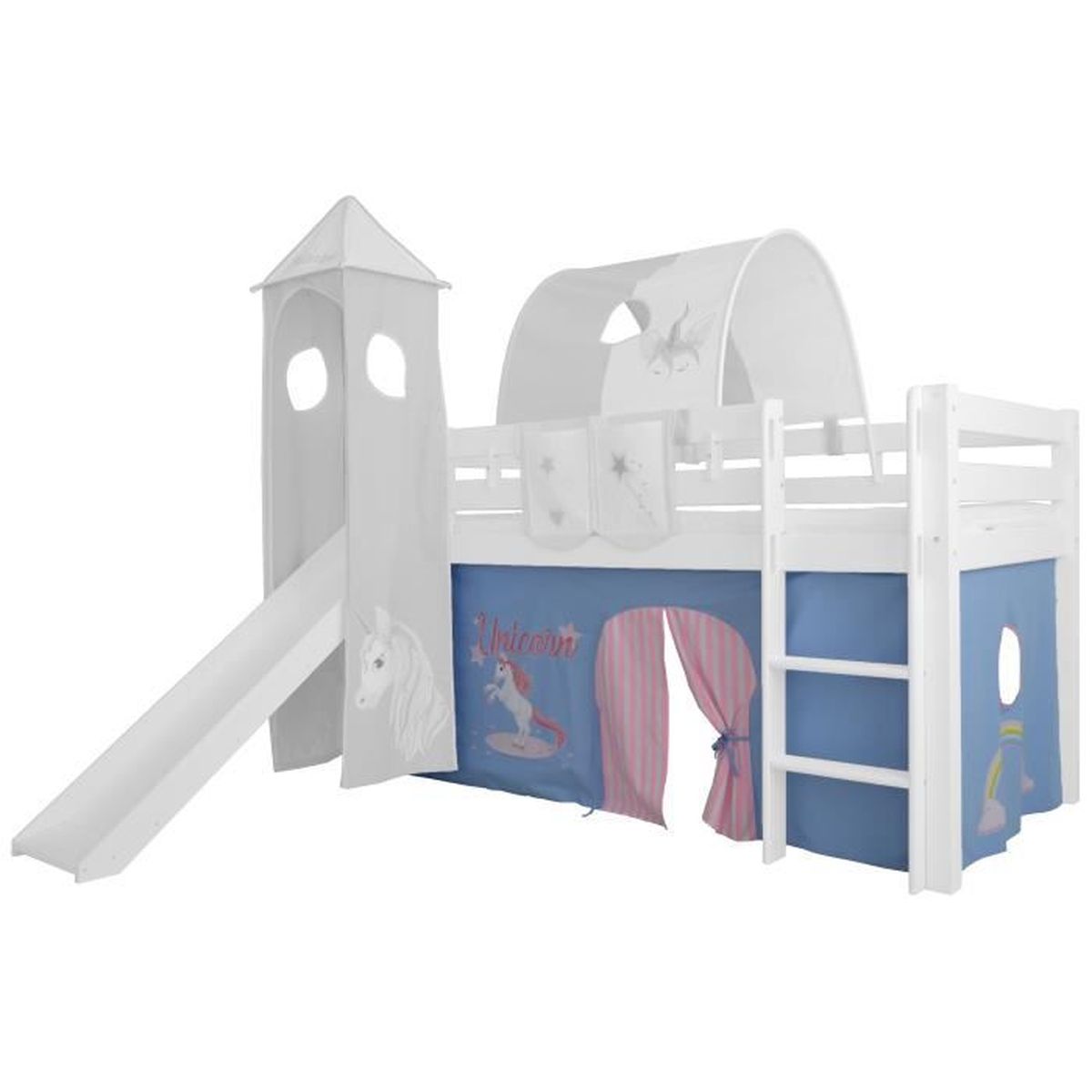 Lit cabane licorne clearance