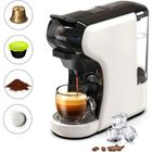 Machine à Café Expresso HiBREW H1A 1450W - Extraction 19 Bars - Cafetière à Capsules Multiples 4 en 1 Chaud/Froid