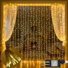 LAPAMAX Guirlande Lumineuse Rideaux glaçon Exterieur Noël IP44 3x3m 300LEDs,Blanc chaud,Minuterie Auto,mémoireDéco Murale/Facade