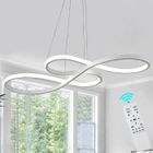 DORLINK Suspension LED Moderne Argentée Tricolore pour Salon Salle à Manger Cuisine 80W