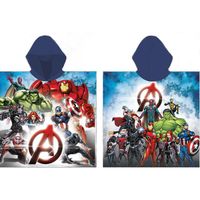 Marvel - Poncho de bain our de plage Avengers - 55 x 110  cm