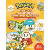 Dragon D'Or - Pokemon - Activites et coloriages cherche-et-trouve - Les Pokemon de Paldea - Livre d'activites et de coloriages avec 
