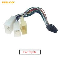 Câble de démarrage,FEELDO faisceau de fils, adaptateur pour Toyota, pour autoradio OEM, 16P, 1 pièce, avec 3 terminaux # AM2771