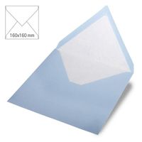 Enveloppe carrée, uni, FSC Mix Credit, bleu nuit, 160x160mm, 90g / m², 5 pces {couleur}
