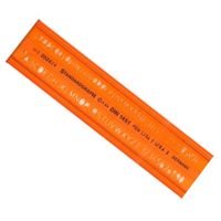Trace Lettres ISO 4 mm - StandardGraph - Orange - Plastique