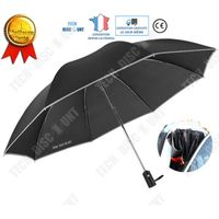 TD® Parapluie Inversé Pratique / En Alliage d'Aluminium et Velcro/ Non humide Automatique pliant Ouvrant et Fermant 