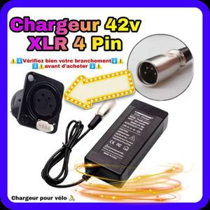 Chargeur Vélo Électrique BMZ 36V 4A - Compatible MAXX Crossmaxx EL - NEUF