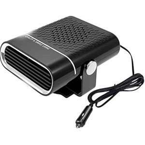 Chauffage Voiture Portable - Dégivreur Et Désembueur 2 En 1, Fiche Allume-cigare 12V, Rotation 180° Pour Un Confort Hivernal