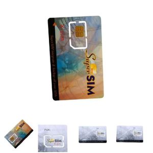 SAUVEGARDE CARTE SIM Carte Sim 16 en 1 Max pour téléphone portable, Sup