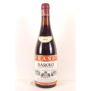 VIN ROUGE barolo prandi rouge 1967 - piémont Italie