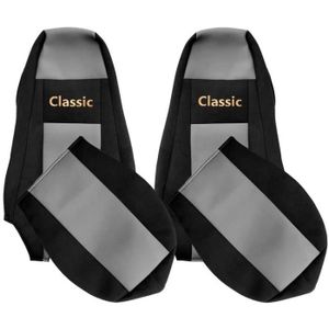 2x Camion Sitzbezüge Housses De Protection Housses pour SCANIA G P R Noir//Noir