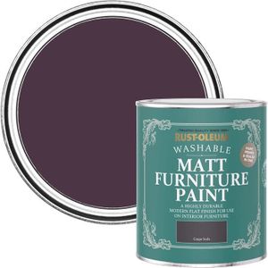 PEINTURE - VERNIS Peinture pour meubles mate Soda - Blanc - 750 ml - Finition impeccable