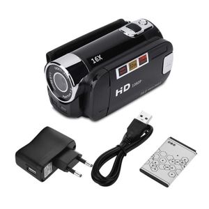Caméscope numérique 4K, appareil photo 48 MP, zoom numérique 16x, trépied et microphone, compact, 32 Go - Appareil Photo