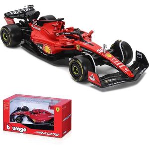 VOITURE - CAMION Voiture 1/43 Bburago Ferrari SF23 Officiel Formule 1 Charles Leclerc 16