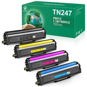 Brother TN-243CMYK Pack de 4 Toners compatible avec Imprimante  HL-L3210CW/L3230CDW/L3270CDW/MFC-L3710CW/L3730CDN/L3750CDW Multi-pack  (Noir, Cyan