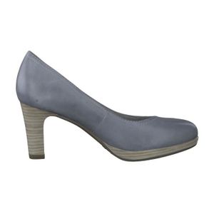 escarpin bleu jean