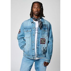 Veste en jean mouton homme Cdiscount