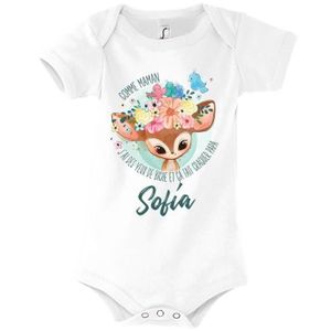 BODY Sofia | Body bébé prénom fille | Comme Maman yeux 
