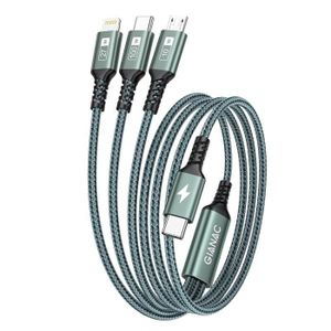 CÂBLE TÉLÉPHONE 100W Câble Chargeur Multi Embout, [1.2M] Cable Mul