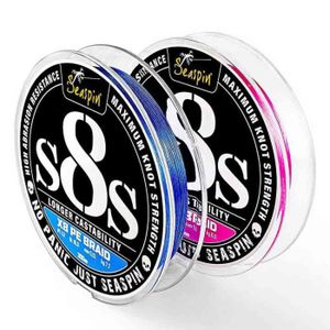 Tresse Daiwa J-Braid Grand X8 135m - PE 0.8, Diamètre 0.10mm, Résistance 7kg, Bleu