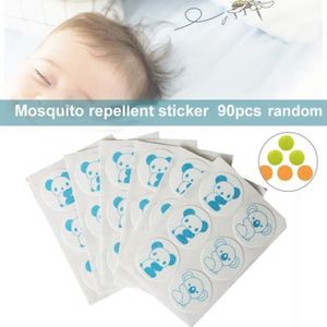Autocollants de patch anti-moustiques pour les enfants (60 autocollants) -  Ingrédients naturels à base de plantes sans deet - Patchs d'insectes à  l'huile de citronnelle - Pour le patio de voyage et