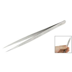 Céramique Bout en Acier Inoxydable Pince à épiler Fine Pointed Tip Résistant à La Chaleur Pour