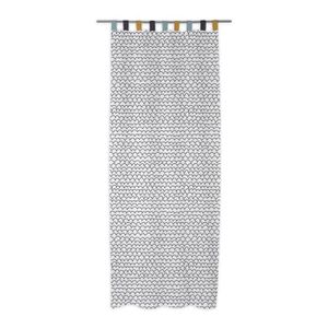 TODAY Rideau 100% Coton 140x240 cm - Blanc et noir