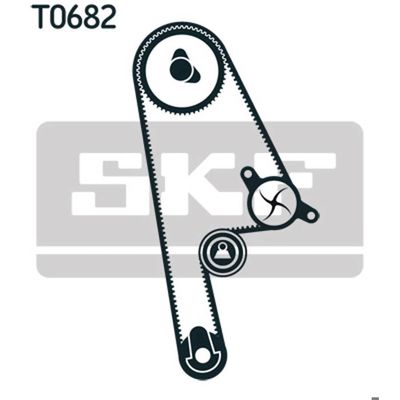 VKMC 01250-1 SKF Kit de distribution pompe à eau avec joints, avec VKMC 01250-1 SKF Kit de distribution pompe à eau avec joints, avec