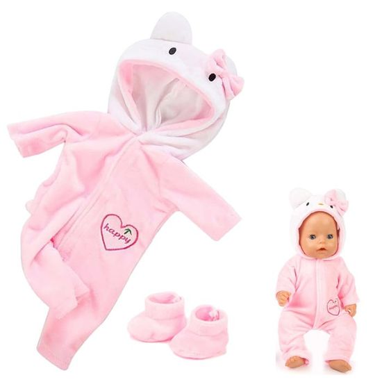 Vêtements Pour Poupée BJD - Veste à Capuche Velours + Pantalon + Chapeau - Taille 1/3 à 1/6