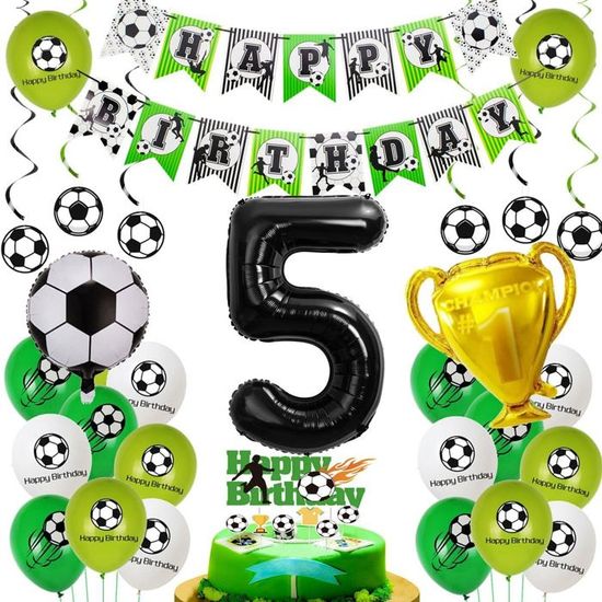 Ballon Decoration Anniversaire 7 Ans -Ballon Numéro 7 En Multicolore