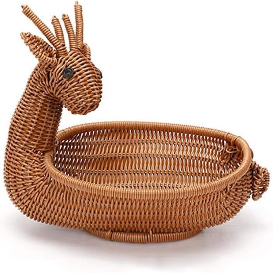 Égouttoir à Fruits En Forme D'escargot Beige – 20,5x7 Cm, Polypropylène, Pour égoutter Et Mélanger