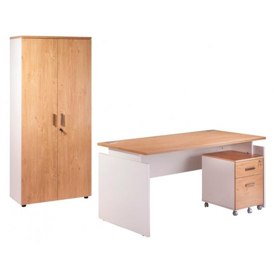 Pack Bureau 160 Caisson 2 Tiroirs Armoire Blanc Chene Clair Ineo Achat Vente Bureau Pack Bureau 160 Caisson 2 Soldes Sur Cdiscount Des Le 20 Janvier Cdiscount