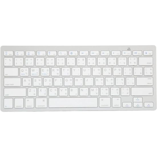 Clavier Bluetooth AZERTY Français Pour IPad Et IPhone - Mini, Portable, Avec Touches Raccourcis Et Piles Incluses | Compatible IOS